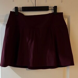 Lululemon Athletica Deep Burgundy Mini Skirt